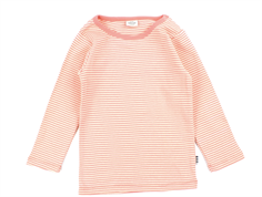 Mads Nørgaard shell pink/seedpearl mini striped t-shirt Tobinino